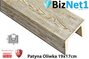 Belka Belki rustykalne dekoracyjna Modern 19x17 1M