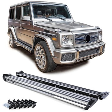 PROGI NAKŁADKI PROGOWE MERCEDES G KLASA W463 AMG