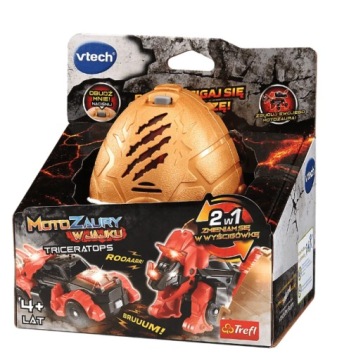 VTECH Motozaury Трицератопс в яйці