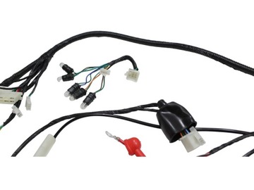 Электромонтаж скутера GY6 139QMB на колесах 12 дюймов, большой скутер объемом 50 куб.см.