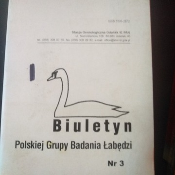 Biuletyn Polskiej Grupy Badania Łabędzi 3