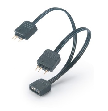 Akasa AK-CBLD08-12BK adapter rozgałęziacz kabel RGB LED splitter