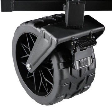 WÓZEK OGRODOWY PLAŻOWY TURYSTYCZNY KEMPINGOWY SKŁADANY Z UCHWYTEM 160l