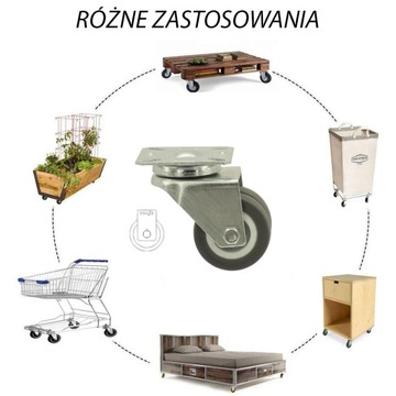 Набор из 4 шт. колеса фи 50, шкаф, полка 12ПЭЛ50