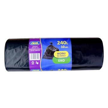 Worki na śmieci 240L eko LD 10szt