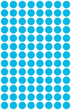 Этикетки маркировочные Avery круглые 8мм 416шт х5