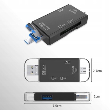 КАРТРИДЕР SD MicroSD TF USB USB-C MICRO-USB OTG