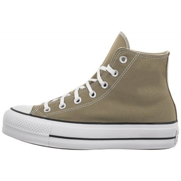 Buty Trampki za Kostkę na Platformie Converse Lift Hi Mossy Oliwkowe