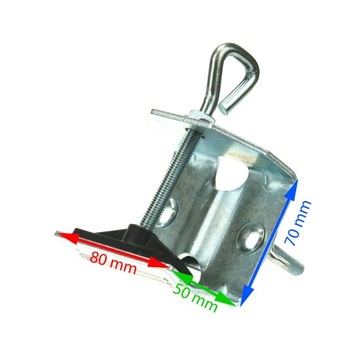 Uchwyt 2 sztuki do parasola balkonowego fi 45 mm