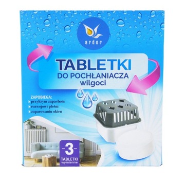 ARDOR Tabletki do pochłaniacza wilgoci 3x450 g