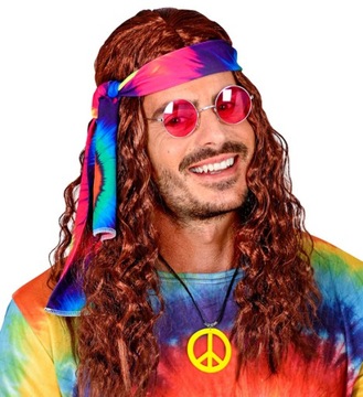 ОЖЕРЕЛЬЕ-КУЛОН «PACIFIC», ЖЕЛТЫЙ ХИППИ, 1970-е гг.