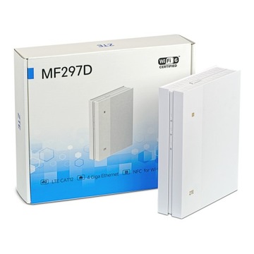ZTE MF297D Domowy Biurowy Router WiFi 4G LTE do 600 Mb/s 3x agregacja pasm
