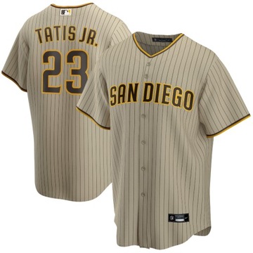 Replika koszulki zawodnika alternatywnego Tatis Jr. Tan San Diego Padres, 3XL