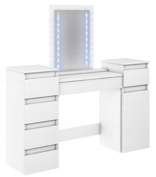 КОНСОЛЬНЫЙ СТОЛИК 72 СМ С ЯЩИКОМ МАТОВЫЙ БЕЛЫЙ ПРОИЗВОДИТЕЛЬ