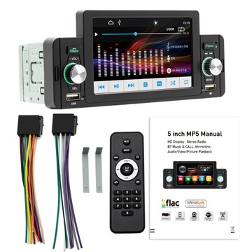 RADIO SAMOCHODOWE 1DIN 5''ANDROID 6 GPS 60W X 4
