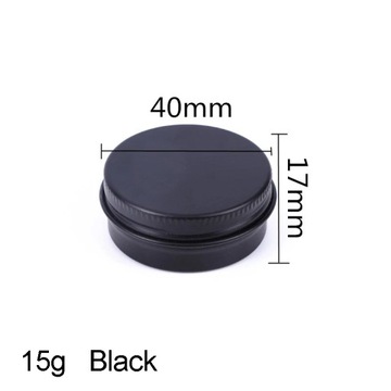 30pcs 5/10/15/20/30/50g Rosegold Round Empty Silver Aluminum Tin Spice