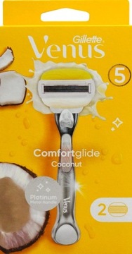 GILLETTE Venus Maszynka do golenia Comfortglide Coconut rączka + 2 wkłady