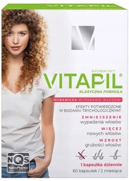 Vitapil Zdrowe włosy z biotyną i bambusem 60 kaps