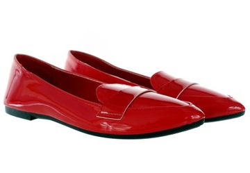 BALERINY MOKASYNY LAKIERKI ELEGANCKIE BUTY DAMSKIE 6357 roz. 37