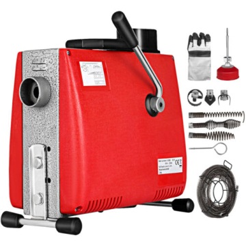 VEVOR Maszyna do Czyszczenia Rur 250W 400gyri/min