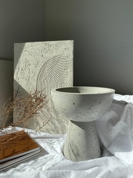 BETONOWA DONICA MISA Z BETONU okrągła wysokość 30