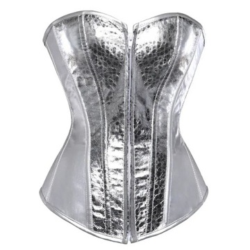 Women Sexy Faux Leather Overbust Corset Waist Cinc