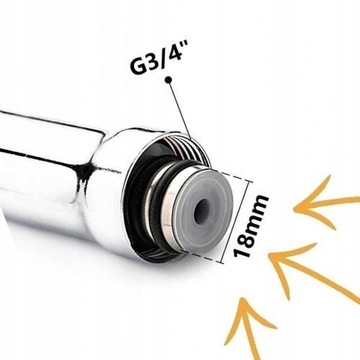 WYLEWKA PERLATOR PRZEDŁUŻKA BATERII KRANU ELASTYCZNA 360° KUCHENNA CZARNA