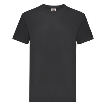 Koszulka Premium Fruit of the Loom Czarny XXL