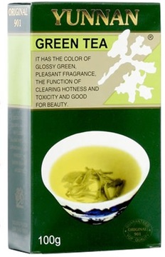 Yunnan G901 Herbata ZIELONA Liściasta 100g