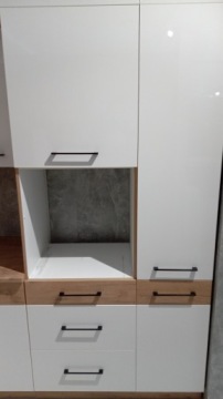 Кухонные шкафы VIGO WHITE GLASS, WROCŁAW PROJECT