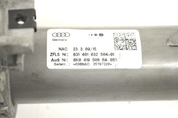 AUDI A4 8K B8 2.0 TDI 2015 RHD MECHANIZMUS SLOUPCE ŘÍDÍCÍ
