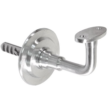 Wspornik poręczy Uchwt Balustrady Mosiądz Chrom