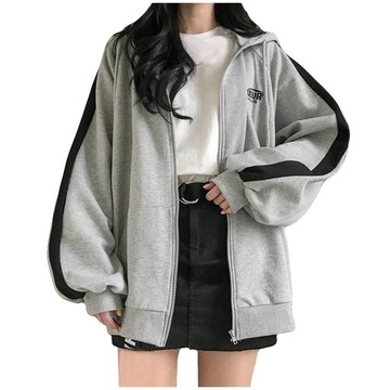 Bluza damska z kapturem C-Y2K Zip Up Hoodie Sweater rozmiar S