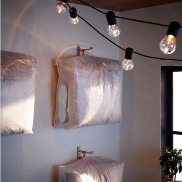 Pojemnik torba organizer składany na ubrania odzież pościel 55x49x19 cm