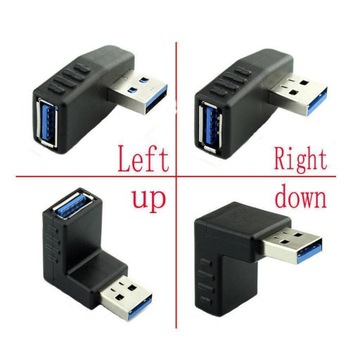 USB 3.0 A удлинительный кабель на 90 градусов между мужчинами и женщинами