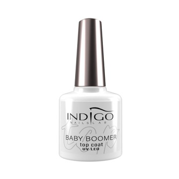 Indigo BABY BOOMER 7ml top coat 7ml lakier hybrydowy