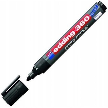 Marker suchościeralny Edding 360 3mm czarny x10