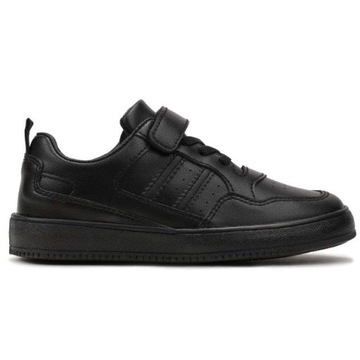 Buty Dziecięce Skórzane Czarne Adidasy Sneakersy Chłopięce Wygodne 35