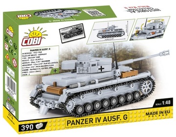 COBI 2714 БЛОКИ НЕМЕЦКОГО ТАНК PANZER IV AUSF.G