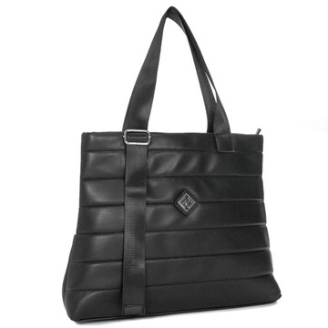 Torba Filippo shopperka czarna black TD0266/22 BK