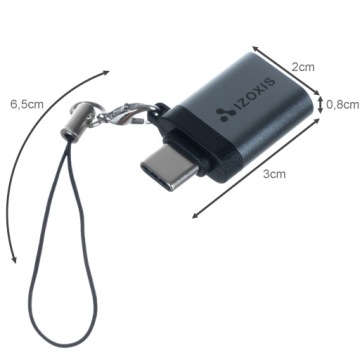 IZOXIS 18932 OTG переход с USB-C на USB-A 3.0