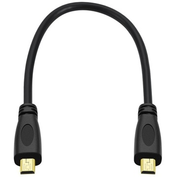 Kabel Przewód Micro HDMI do Micro HDMI 1.4 4K 15CM