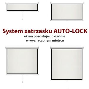 Ekran ręczny półautomat 4:3 72'' 145x110cm MS-72 4:3
