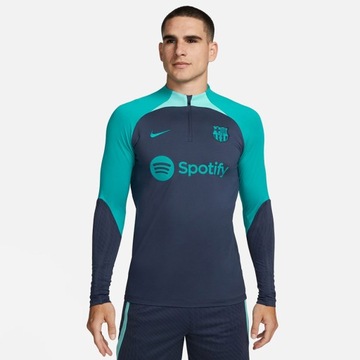 XXL Bluza Nike FC Barcelona DF Strike Drill Top DZ0840-438 XXL granatowy
