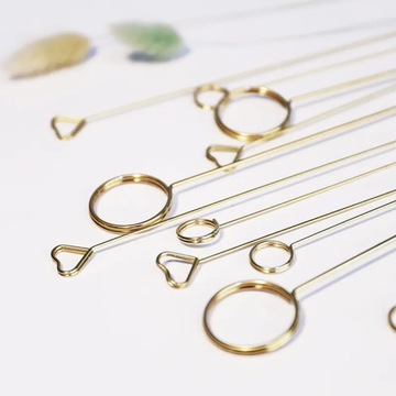 10pcs art card holder metal postcard clip flower shop special card