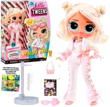 DUŻA LALKA MARYLIN STAR LOL SUPRISE + AKCESORIA NA PREZENT DZIEŃ DZIECKA !!