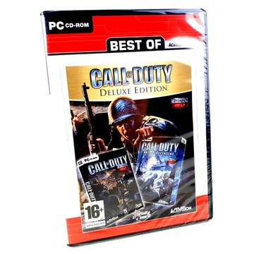 NOWA CALL OF DUTY 1 I + DODATEK DELUXE EDITION PC PL
