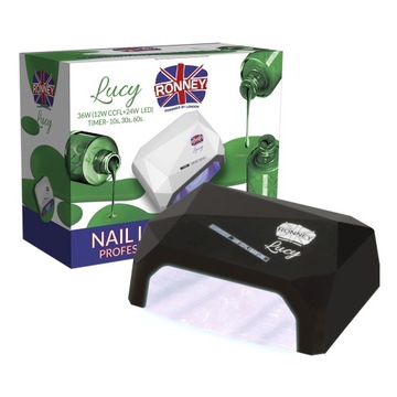 RONNEY LUCY LAMPA do PAZNOKCI CCFL+LED 36W CZARNA