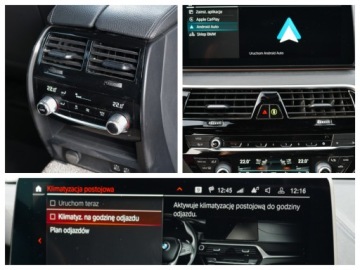 BMW Seria 5 G30-G31 Touring Plug-In 2.0 530e 292KM 2022 BMW 530e 292ps Luxury HUD Lasery 360° ACC 4xKlima Skóra HiFi Blis Keyles 18, zdjęcie 17