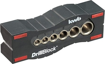 DrillBlockPlus prowadnik do wiercenia szablon WIERCENIA OTWORÓW POD UCHWYT